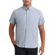 thumbnail image 1 of CAMISAS DE VESTIR PARA HOMBRE SÓLIDAS CORTAS DE ALGODÓN AJUSTE REGULAR CON BOTONES CAMISA OXFORD FORMAL M GRIS, 1 of 4