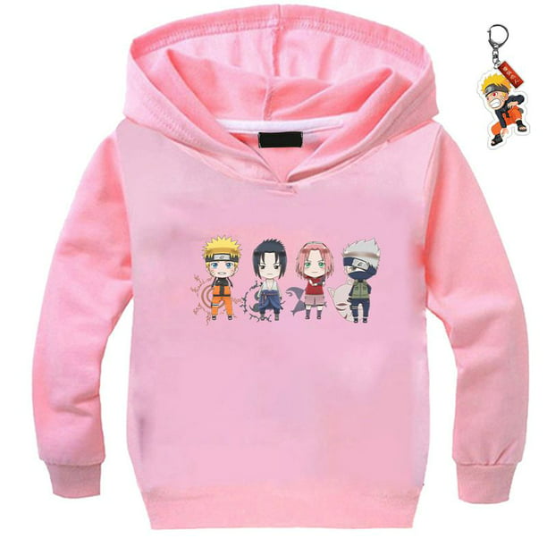 SHIYAO Kid Naruto Anime Print Unisex Boys Girls Fall Tops Sweatshirt Hoodie  Long Sleeve Pullover and 