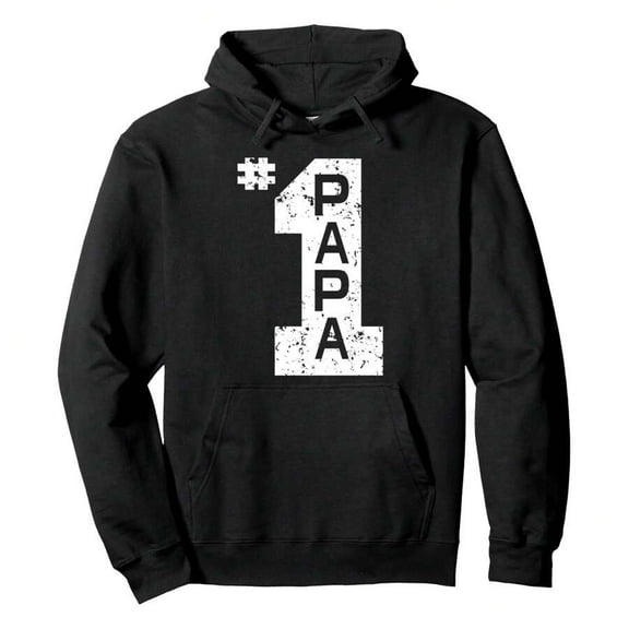 Papa Number One 1 Grandpa Fathers Day From Grandson Funny Pa Pullover Hoodie Men's Summer Hoodie Lightweight Breathable Pullover,Outdoor Streetwear For Casual Active Wear