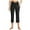Black, variant on AWZXDE Women's Yoga Pants with Pockets, Tight-Fitting Straight Pants, V-Shaped Mid-High Waist, Casual and Versatile for Sports White,M