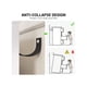 thumbnail image 4 of Qinaqin 6 Cajón Blanco/Negro Dresser Para Bedroom Con Gold Handles Moderno Wood Wide Drawers Largo Chest De Living Room Hallway Entryway, 4 of 6