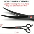 thumbnail image 3 of Profional Dog Grooming Scissors Kit Black 6 in 1 Dog Shears for Grooming 6CR Premium Stainl Steel Grooming Scissors Kit for Dogs Cat Pet, 3 of 8