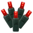 thumbnail image 2 of Vickerman X6G2703CSA LED Fil Vert Connexion d'Extrémité Espacement 6 Po. Ensemble de Lumières de 35 Pieds avec Lumières Rouges, 2 of 3