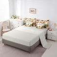 thumbnail image 3 of jejeloiu Cowboy Watercolor Desert 7-Piece Twin Bedding Sets Kids,Brown Cow Print Bedding Comforter Set,Reversible, 3 of 7