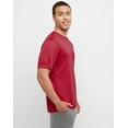 thumbnail image 2 of Hanes 2-Pack Cool Dri Men's T-Shirt Sport Performance Tee Comfort Ribbed Light, 2 of 5