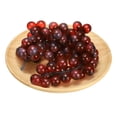 thumbnail image 1 of Bandeja de Servir de Bambú Uxcell, 11.8 x 11.8 Pulgadas, Bandejas de Madera Redondas Portátiles para Comida, Frutas, Aperitivos, Pan, Vanity, Bodas, Picnics, Caqui, 1 of 7