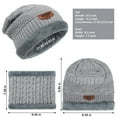 thumbnail image 3 of Loritta 3 Pack Womens Winter Hats and Casual Scarf Set Soft Winter Gloves Beanie Hats for Women, 3 of 4