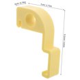 thumbnail image 2 of CRILSTYLEO 10Ud Clip Universal Para Ventilación De De Residuos Color Amarillo, 2 of 6
