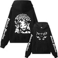 thumbnail image 2 of Sudadera con capucha para hombre y mujer, ropa de chándal Unisex con estampado de cantante, estilo Hip Hop, jerséis Harajuku, 2 of 5