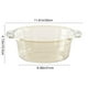 thumbnail image 2 of Lavabo de plástico transparente de gran capacidad y grueso para baños de dormitorios, duradero, ideal para estudiantes y para lavar los pies de bebés. Aestivo | Café | AESTIVO, 2 of 7