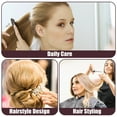 thumbnail image 3 of Unique Bargains Nylon Teasing Brush Three Row Salons Teasing Brush for Styling Backcombing Brown 8.86" Length, 3 of 7