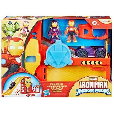 Marvel Iron Man & His Awesome Friends Iron Garage Playset