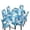 Blue Palm Tree Leaf, variant on Bulopur Turtle Bar Stool Covers Set of 2 Washable Round Protective Cover for Round Barstools 12 -14 Inch Easy to Install Bar High Chair Covers Tropical Decor Gift for Holiday