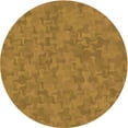 thumbnail image 1 of Ahgly Company Tapis Rond Lavable en Machine Intérieur Transitionnel Bisque Foncé Marron, 7 Pieds Rond, 1 of 7