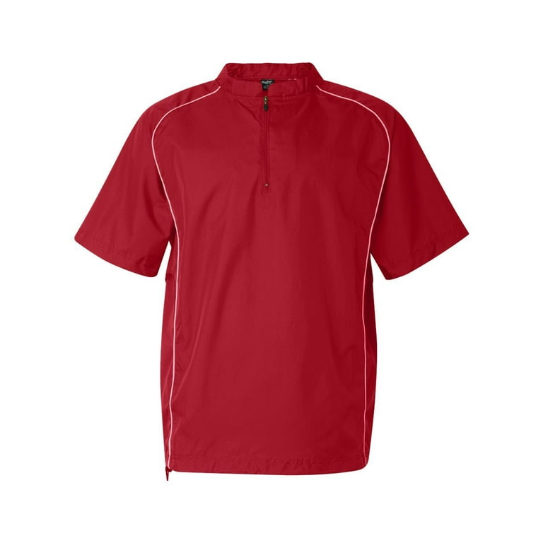 Short sleeve top quarter zip