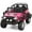 Pink, variant on Gymax 12V Electric Kids Ride On Car Truck w/ MP3 Horn 2.4G Remote Control White