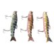 thumbnail image 2 of Juego de 3 señuelos de pesca multiarticulados de 8 segmentos de 0,8 oz y hundimiento lento para agua dulce y salada., 2 of 14