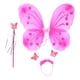 thumbnail image 3 of Disfraz de hada para niñas, disfraz de mariposa, disfraz de para , diadema con Luz roja Yuyangstore Disfraz de ala de hada, 3 of 8