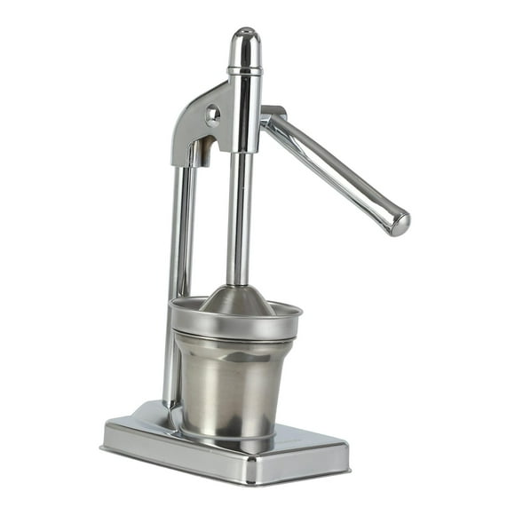 Hand Press Juicer Machine Manual Orange Juicer Professional Metal Juicer Press Argent