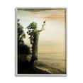 thumbnail image 4 of Stupell Industries Woman Growing Vines Beach Shoreline Water Bird Framed Wall Art, 16 x 20, Design by Jeff Madison, 4 of 5