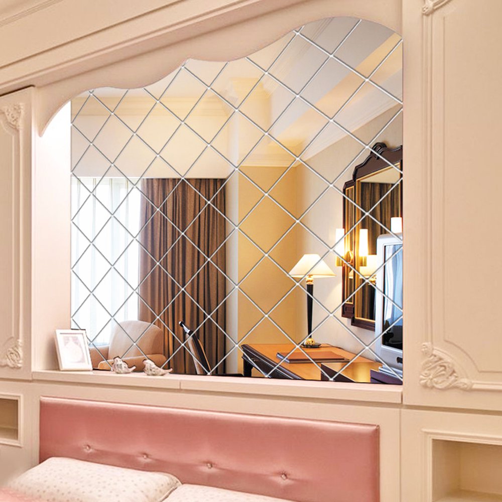 EEEkit Flexible Mirror Sheets 6" X 6" Soft Non Glass Cut to Size Craft