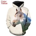 thumbnail image 3 of Sudadera con capucha con diseño de caballo y corcel para hombre y mujer, ropa con estampado 3D de pura sangre, novedad en sudaderas con capucha, moda Harajuku y2k, 3 of 5