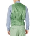 thumbnail image 4 of Adam Baker by Needle & Stitch 12965 Mens 3-Piece Peak Lapel Modern Fit Suit- Green - 50R, 4 of 7