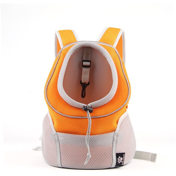 Mochila transportadora para mascotas para gatos pequeños de hasta 2 26 libras, bolsa de viaje para mascotas con manos libres, diseño transpirable y parte inferior impermeable para senderismo