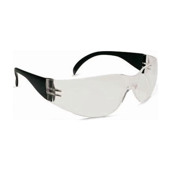 ZENON Z12, Safety Glasses, Uncoated, Clear Lens, Black Frame, Frameless