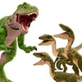 thumbnail image 6 of Jurassic World Amber Collection Baby T Rex & 3 Compys Dinosaur toy for 8 Year Olds & Up, 6 of 7