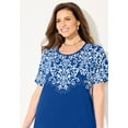 thumbnail image 4 of Catherines Women's Plus Size Dolman Sleeve Printed Tunic, 4 of 4
