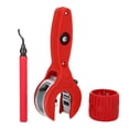 thumbnail image 1 of Tubing Cutter Set, 8-29mm Cutting Ratchet Design Ratcheting Tubing Cutter  for Aluminum Stainless Steel PVC Pipes, 1 of 7