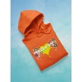 thumbnail image 3 of Feeling Good Heart Flowers Hoodie Women -Image by Shutterstock, Female x-Large, 3 of 4