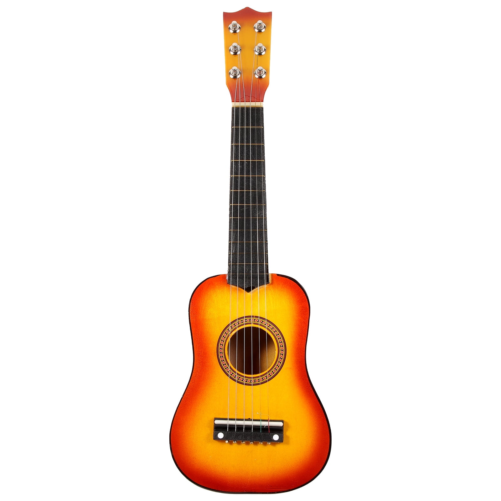 Nestingho 21 Inch Acoustic Guitar Small Size Portable Wooden Guitar for Children Kids (Sun Color)