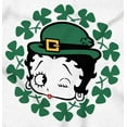 thumbnail image 2 of Betty Boop St Patricks Day Leprechaun Zip Hoodie Sweatshirt Women Brisco Brands M, 2 of 6