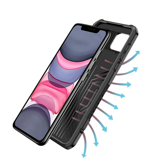 The Pocket Clipper 3-in-1 Metal Case For Iphone 12 Pro Max 6.7 - Navy Blue Black