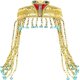 thumbnail image 1 of wonima11 Women's Egyptian Headpiece Egyptian Costume for Women Accessories Beaded Headdress Cleopatra Hat Cleopatra's Headdress Cosplay Jewelry Carnival Party Crown Gold Color, 1 of 1