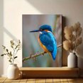 thumbnail image 6 of Kingfisher Bird Canvas Wall Art，Multi Room Decor for Home Bathroom Kitchen, 6 of 8