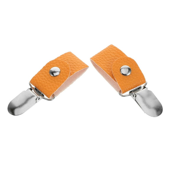 STRANDCHIC Multifunctional Travel Hat Holder Orange PU for Storage and Shape 2Pcs