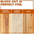 INSLX Block Out Acrylic Exterior Wood Stain Blocking Primer, White, 1