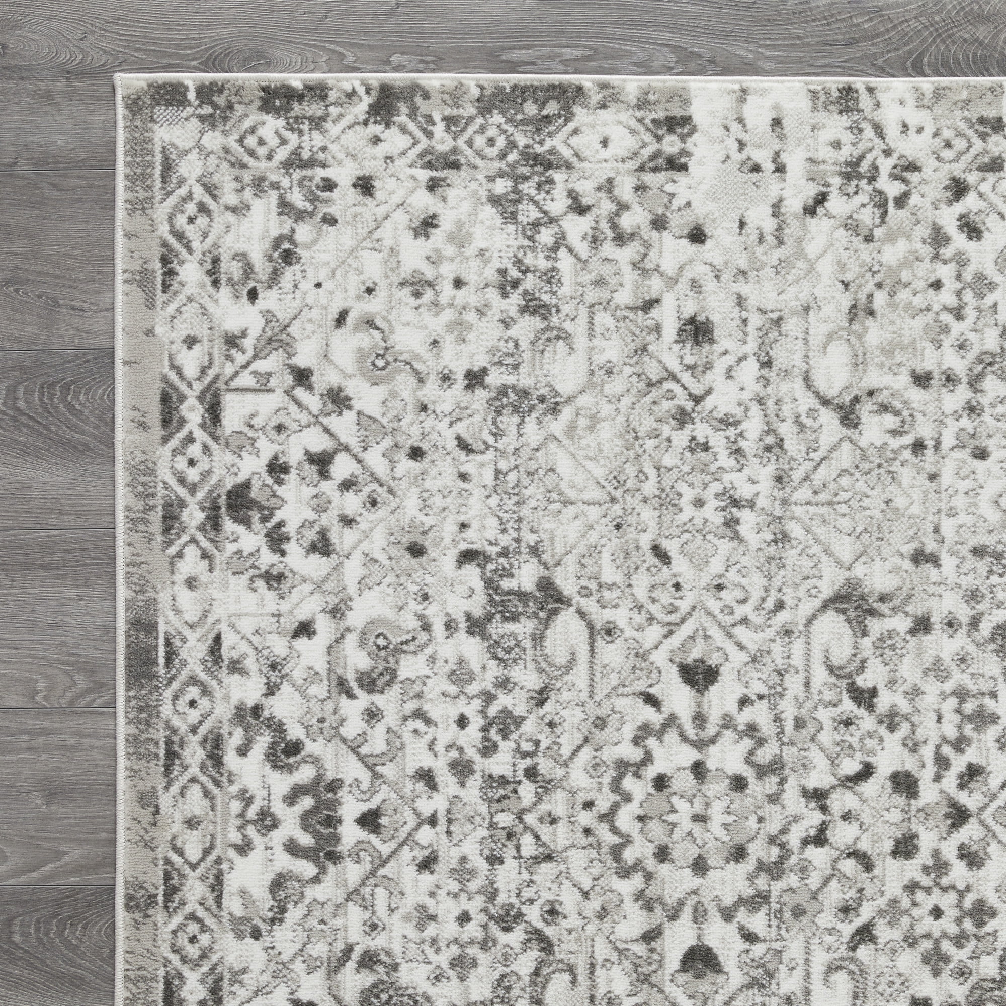 Loomaknoti Rhane Alreka 6' x 9' Gray Oriental Indoor Area Rug