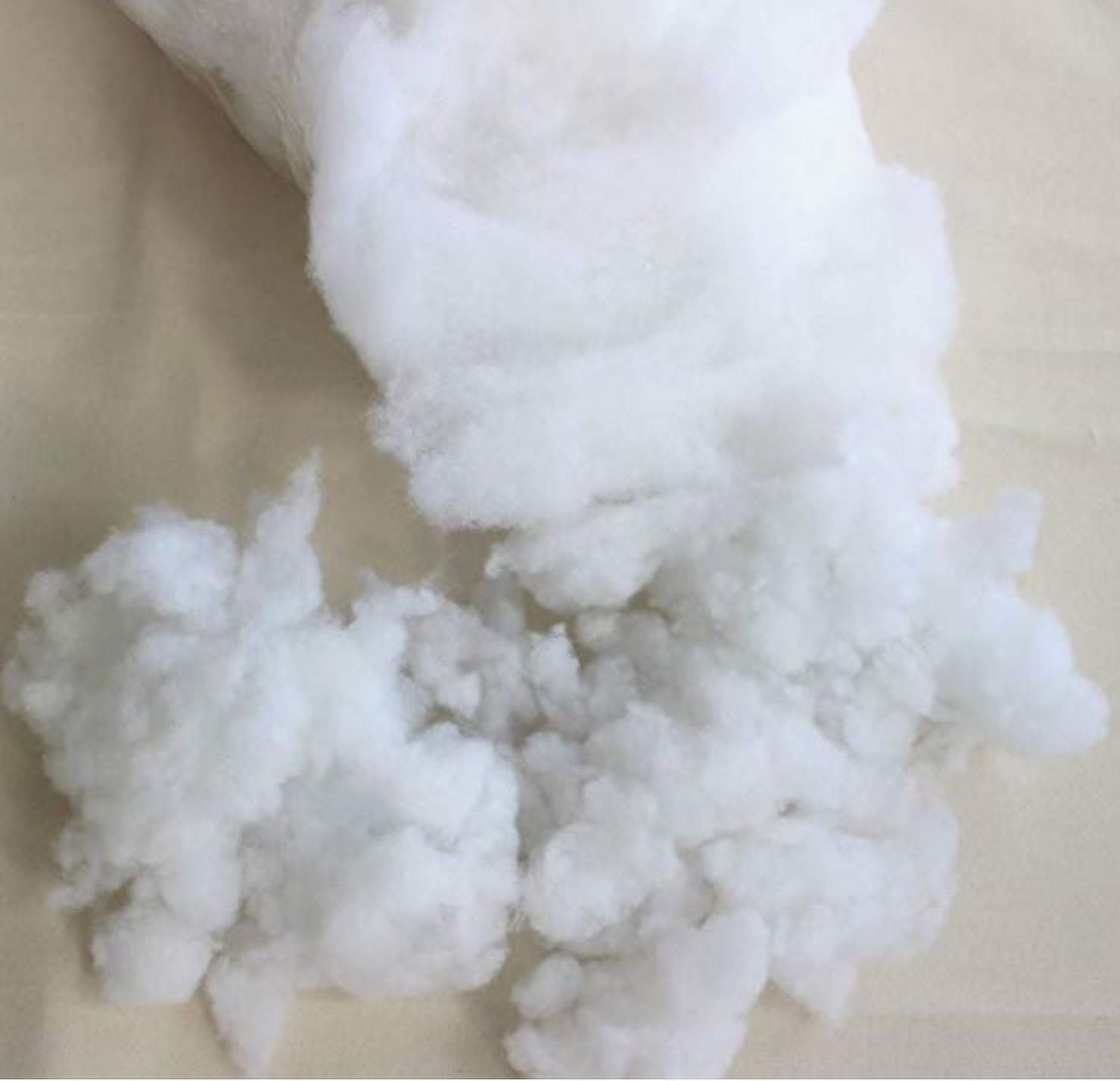 SALE! Mybecca Premium White Polyester Fiber Fill for Re-Stuffing pillows, Stuff Toys, Quilts, Paddings, Pouf, Fiberfill, Stuffing, Filling (5 Pounds)