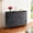 Black Wood, variant on 7 Drawer Dresser, Wide Chest Of Drawers Nightstand Storage Tower Storage Dresser Fabric Dresser With Wood Top for Living Room, Bedroom, Hallway, , Rust