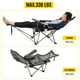 thumbnail image 4 of Silla de Campamento Plegable VEVOR Reclinable Azul con Reposapiés, 4 of 9