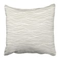 thumbnail image 1 of BOSDECO White Water Abstract Waved Lines White Stripes Hair Curve Sea Stripes Patterns Pillowcase Pillow Cover 18x18 inch, 1 of 1