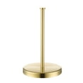 thumbnail image 4 of KES Gold Paper Towel Holder Countertop Stainless Steel Brushed Brass Finish, 4 of 11