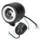 thumbnail image 4 of Haz Bajo LED Faro Vintage Redondo Ojo De ángel Lámpara Delantera Apta Para Motocicleta Cruiser Choppers Bobber Cafe RacerWhite Light, 4 of 7