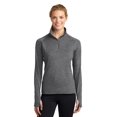 thumbnail image 1 of Sport-Tek® Ladies Sport-Wick® Stretch 1/2-Zip Pullover. LST850 deporte-tek LST850, 1 of 1
