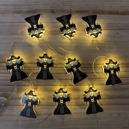 

Fjofpr Halloween Decorative Lamp Led Oil Lamp Skull Party Atmosphere Scene Layout Props Decoration Hot