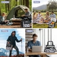 thumbnail image 7 of Holuxer Tactical Lunch Box for Men/Women, Insulated Lunch Bag for Woman Lunch Cooler Bags with Adjustable Shoulder Strap-Reusable Waterproof Leakproof Lunchbox for Work Picnic School, White-Camo, 7 of 7